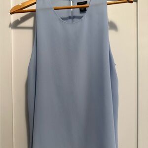 Ann Taylor factory Sky Blue Sleeveless Blouse